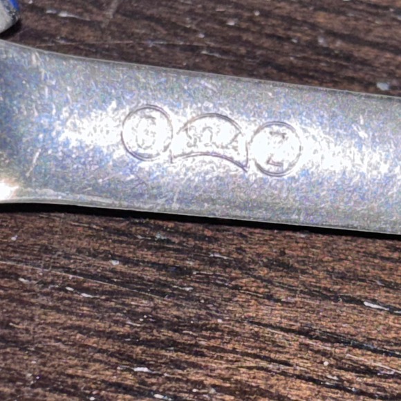 Vintage KLM Demitasse Spoon Crown Hallmark Mid Century Modern Flatware Utensil - Picture 4 of 4